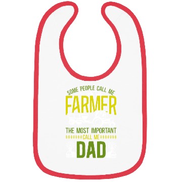 Discover Farming Farmer Dad Father Tractor Bibs