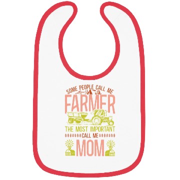 Discover Farming Farmer Mom Mother Tractor Bibs