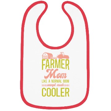 Discover Farming Farmer Mom Mother Tractor Bibs