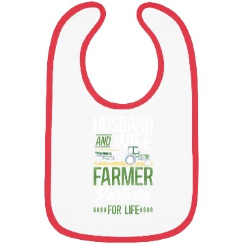 Discover Farming Farmer Husband Wife Bibs