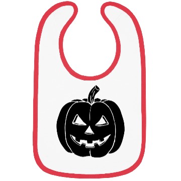 Discover Scary Pumpkin Halloween Bibs