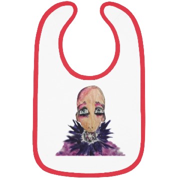 Discover Glamorous baby in violet. Bibs