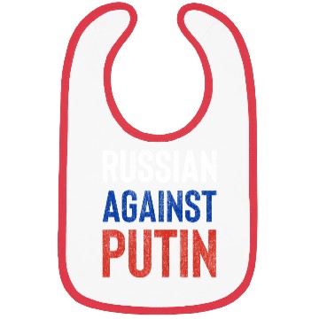 Discover Russian against Putin russia flag grunge Bibs