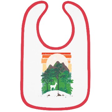 Discover Deer Forest Outdoor Nature Animals Bibs