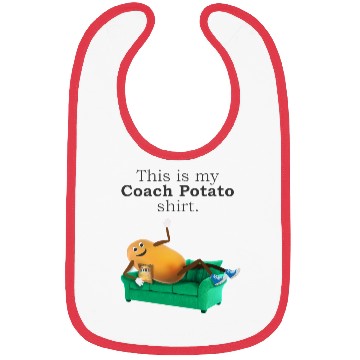 Discover Couch Potato Bibs