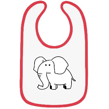 Discover Weird Elephant Funny Hippie Pet Animal Gift Bibs