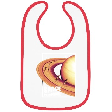 Discover Space astronaut science planets astronomy design Bibs