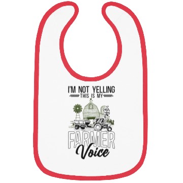 Discover Farming Farmer Tractor Vintage I'm Bibs