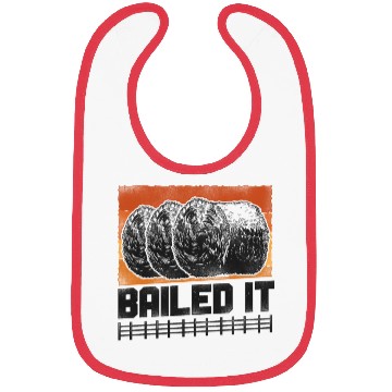 Discover Farming Farmer Hay Bale Pun Bibs