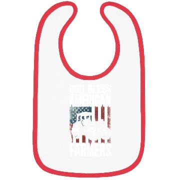 Discover Farming Farmer Us American Flag Bibs