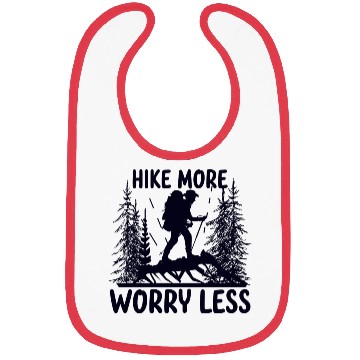 Discover Hiking Go Mountaineering Hiking Tour Cool Saying Bibs
