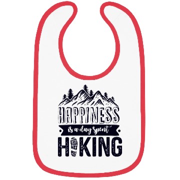 Discover Happiness Is A Day Spent Hiking, Wanderlust Bibs