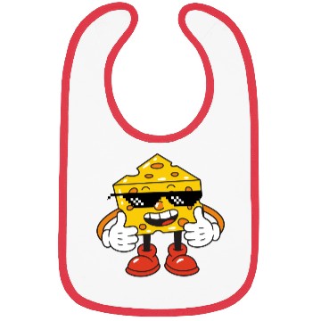 Discover thug life cheese Bibs