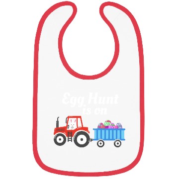 Discover Egg Hunt is On Easter Sunday Christian Holiday Bibs