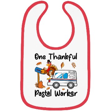 Discover One Thankful Postal Worker Bibs