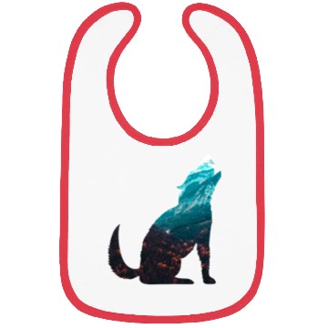 Discover The Wilderness calls Wolf Mountains Forest Nature Bibs