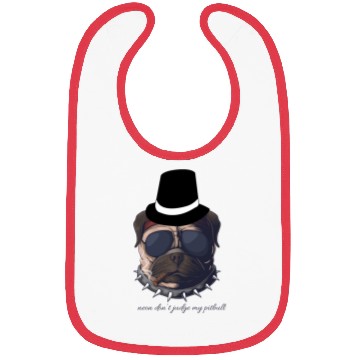 Discover neon don’t judge my pitbull Bibs