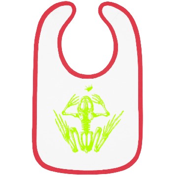 Discover Frog Skeleton Bibs