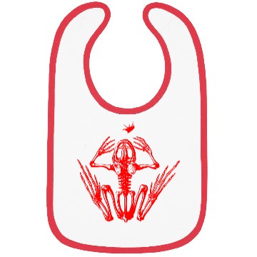 Discover Frog Skeleton Bibs