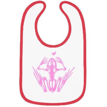 Discover Frog Skeleton Bibs