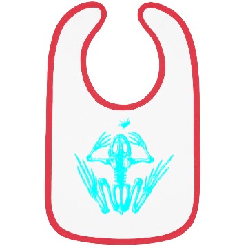 Discover Frog Skeleton Bibs