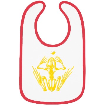Discover Frog Skeleton Bibs