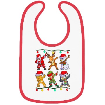 Discover Christmas Dabbing Santa Elf De Friends Xmas Bibs