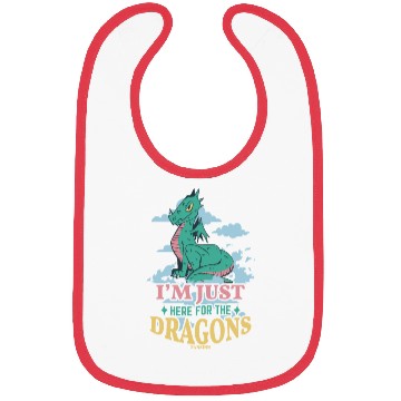 Discover I'm Just Here For The Dragons Bibs