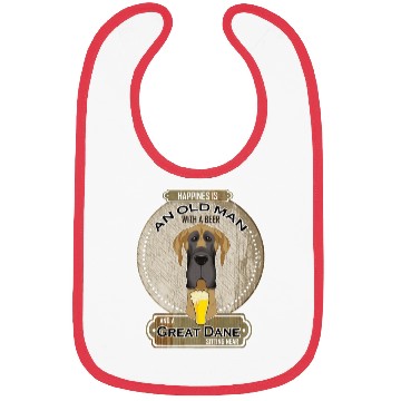 Discover Great Dane Dad Beer Lover Bibs