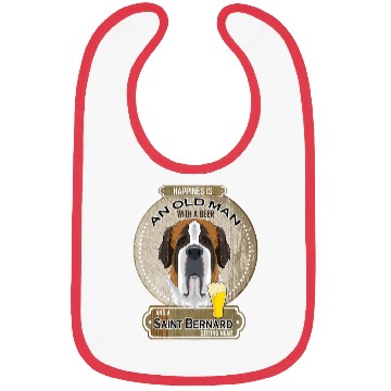 Discover Saint Bernard Dad Beer Lover Bibs