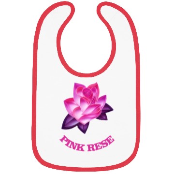 Discover Pink Rose Bibs