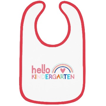 Discover Hello Kindergarten Bibs