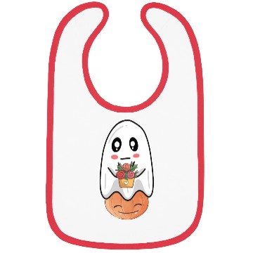 Discover Halloween Ghost Bibs, Trick or Treat Bibs