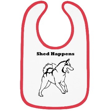 Discover Shed Happens Siberian Husky Bibs