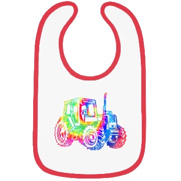 Discover Farming Farmer Tie Dye 80s 90s Bibs