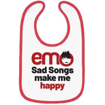 Discover emo - Sad songs make me Happy | Emo clothes | Emoc Bibs