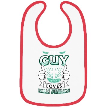 Discover This Guy Loves Palm Sunday Easter Faith Savior Bibs