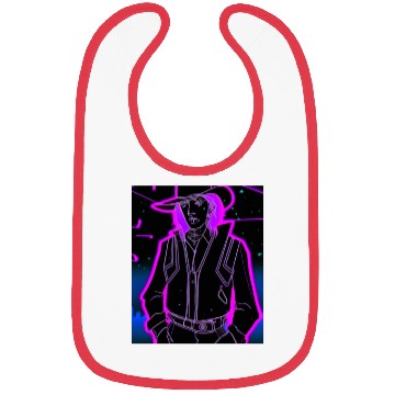 Discover Goth Synthwave Outrun Goth Cowboy Bibs