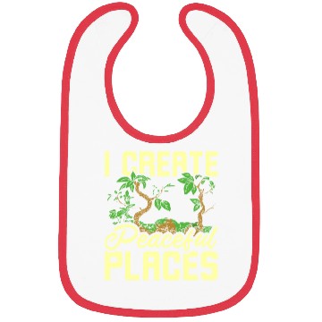 Discover I create peaceful places gardening Bibs