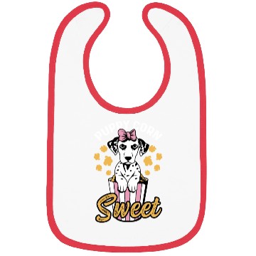 Discover Puppy Corn Sweet Dalmatian Mom Gift Bibs