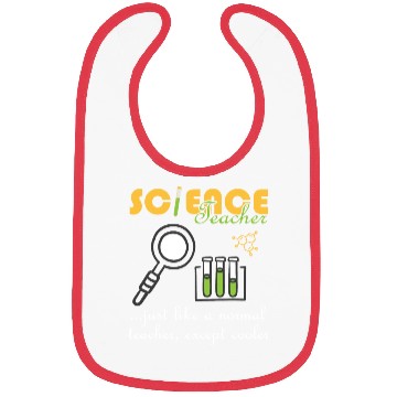 Discover Chemistry Physics Biology Funny Science Teacher Bibs