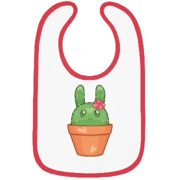 Discover Bunny Rabbit Cactus Plant | Cute Bunny Succulent Bibs