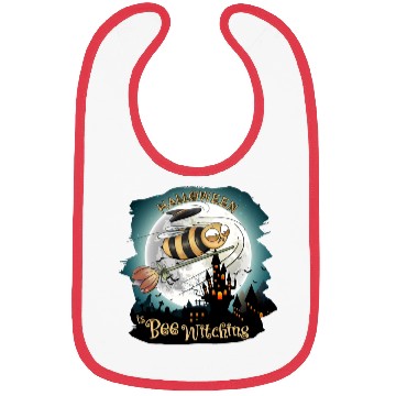 Discover Halloween is Bee Witching Bibs