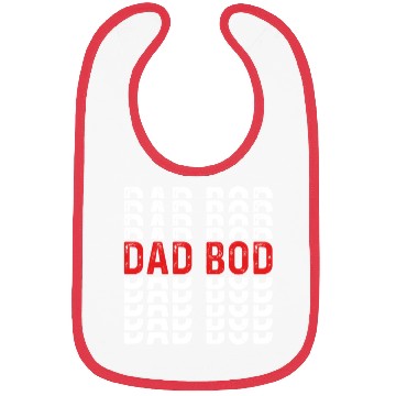 Discover Dad Bod - Funny Chubby Father Prank Surprise Bibs
