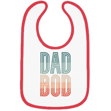 Discover Dad Bod - Funny Chubby Father Prank Surprise Bibs