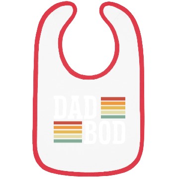 Discover Dad Bod - Funny Chubby Father Prank Surprise Bibs