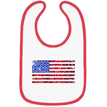 Discover US Flag Design United Staates Bibs