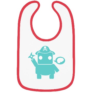 Discover Ninja Pirate Robot Zombie Bibs