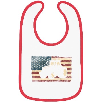 Discover Farming Farmer American Flag Us Bibs