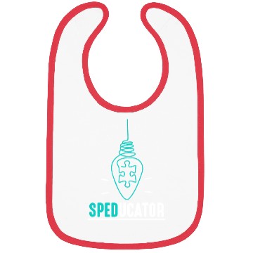 Discover Speducator Special Education Cute Sped Teacher Bibs